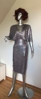 Retro Pailletten Kleid Gatsby Style silber Hessen - Limeshain Vorschau