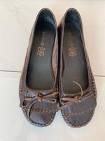 Damen Lederschuhe Ballerina Schuhe dunkelbraun 36 Bayern - Augsburg Vorschau