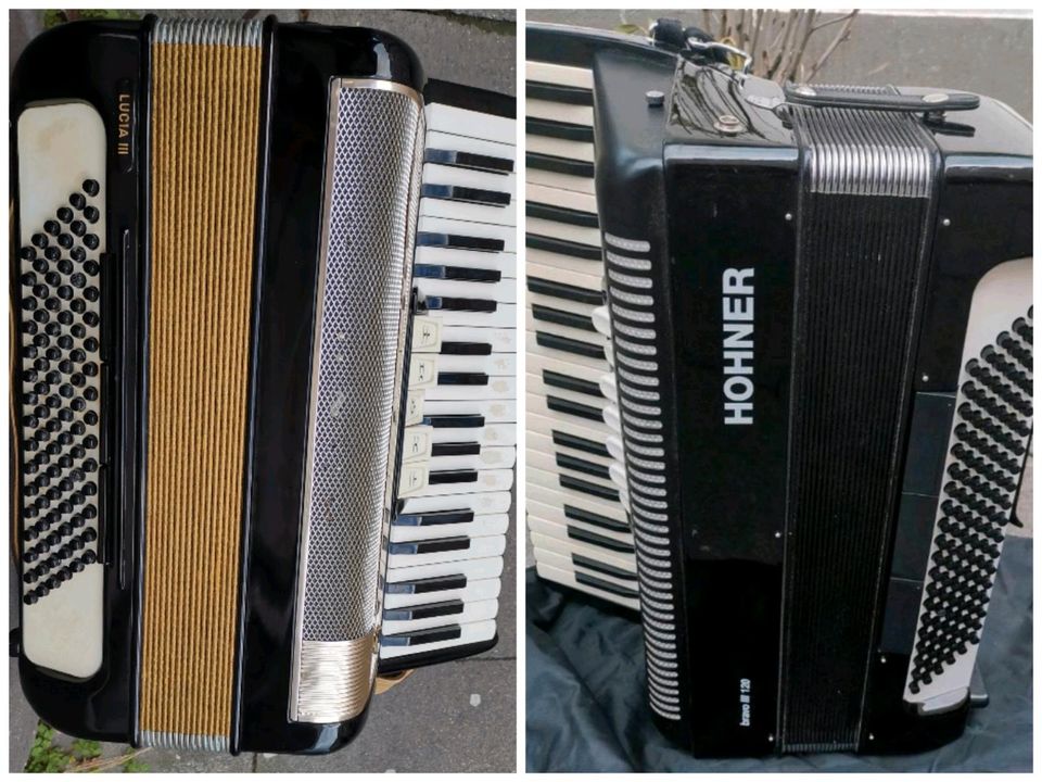 Akkordeon Hohner Bravo III 120 Bass, Hohner Lucia III in Köln