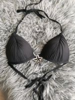 Push up Bikini Oberteil in schwarz mit Seestern Verzierung Gr.75B Stuttgart - Stuttgart-Nord Vorschau