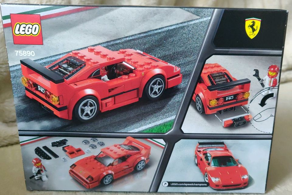 Lego Speed Champions 75890 Ferrari F40 Competizione Neu & OVP in Eisenach