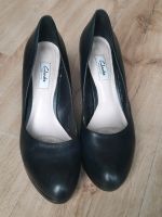 Schwarze Leder Plateau High Heels Pumps Gr. 41 Berlin - Spandau Vorschau