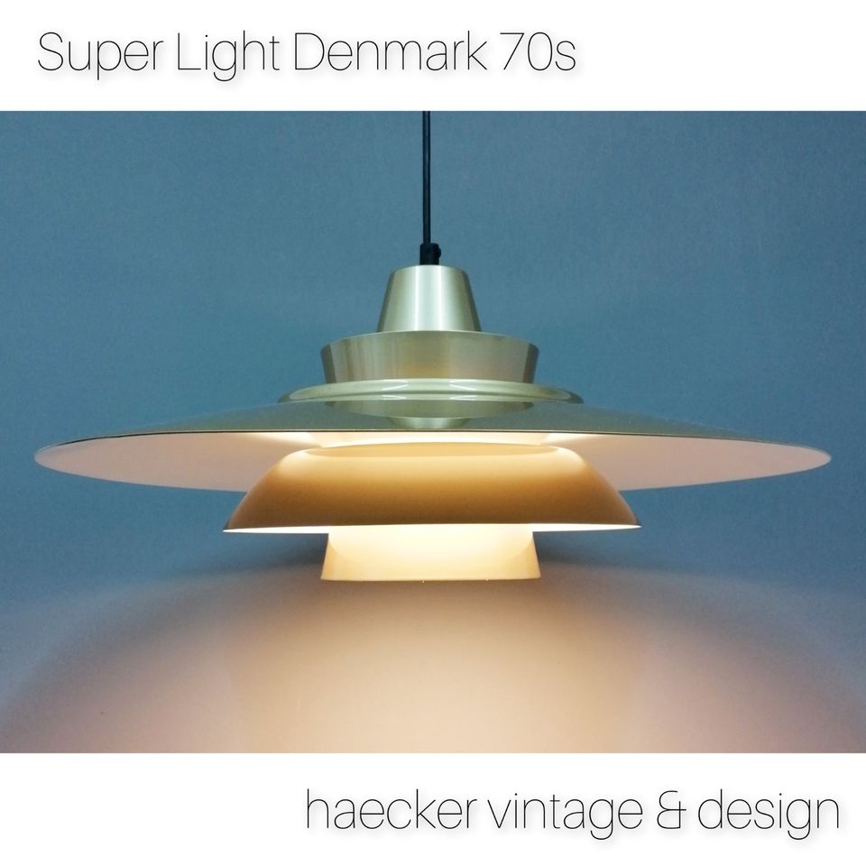 Lampe zu mid century danish design Super Light poulsen lyfa  60er in Dresden