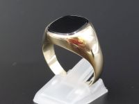 klassischer Onyx Gold Siegel Ring 333 8 Karat Damen Herren 190* Frankfurt am Main - Sachsenhausen Vorschau