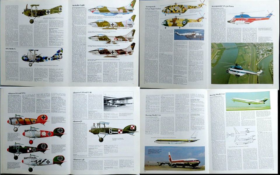 3x Bücher, Enzyklopädie, Flugzeuge von A bis Z in drei Bänden in Wuppertal