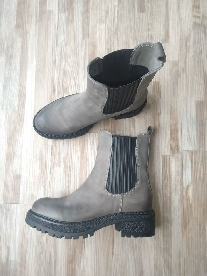 5TH AVENUE Chelsea Boots Damen - 37 - grau in Neuss