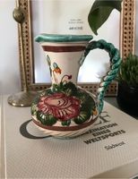 Vintage Keramik Vase Krug floral Vase Italien handmade München - Au-Haidhausen Vorschau