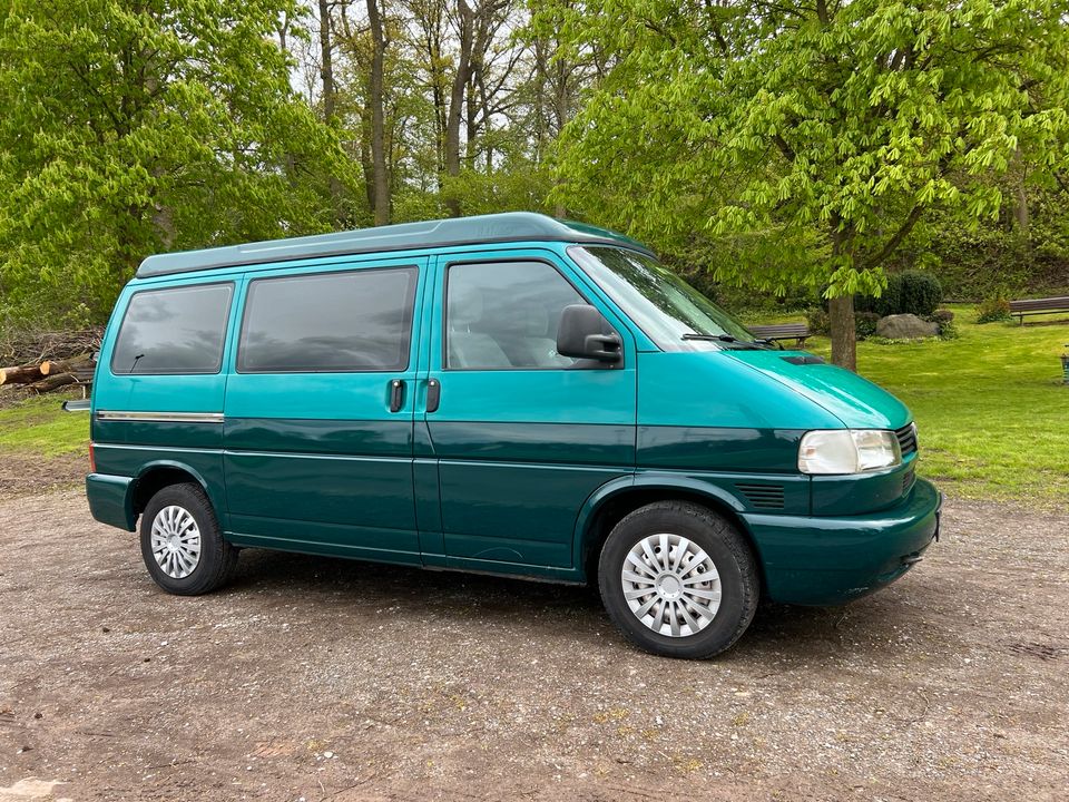 VW T4 Camper TDI mit Aufstelldach und Klima in Wollbrandshausen