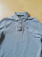 Abercrombie & Fitch Longsleeve Poloshirt Größe L in Grau Nordrhein-Westfalen - Herten Vorschau