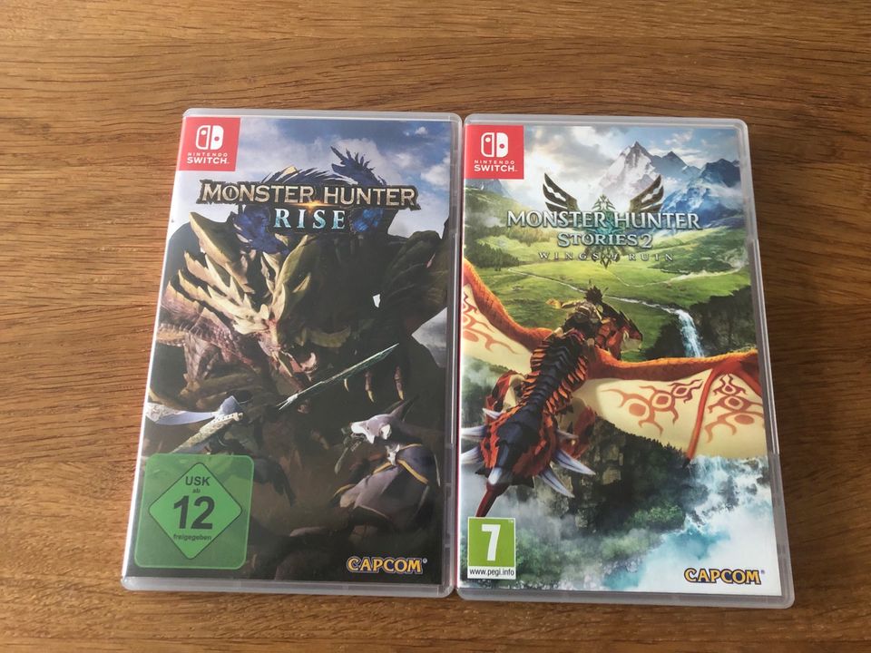 Nintendo Switch, Monster Hunter Rise, Monster hunter Stories 2 in Achern