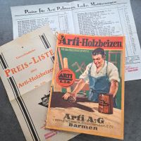 1932 Arti Holzbeizen Kunsthandwerk Barmen Jansen Katalog Werbung Bayern - Lindau Vorschau