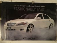 Hyundai Genesis DUB Luxury Sedan Gloss Poster ca. 90 x 61 cm Hessen - Kassel Vorschau