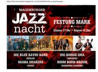 4 Karten Magdeburger Jazznacht Festung Mark 07.07.2024 Sachsen-Anhalt - Magdeburg Vorschau