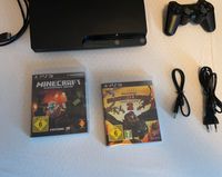 PlayStation 3 slim / Controller / Minecraft / Drachenzähmen Bayern - Illertissen Vorschau