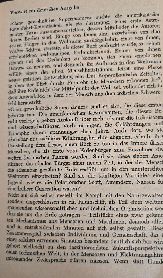 Das Astronautenbuch Sieben Amerikanische Raumfahrer berichten in Darmstadt