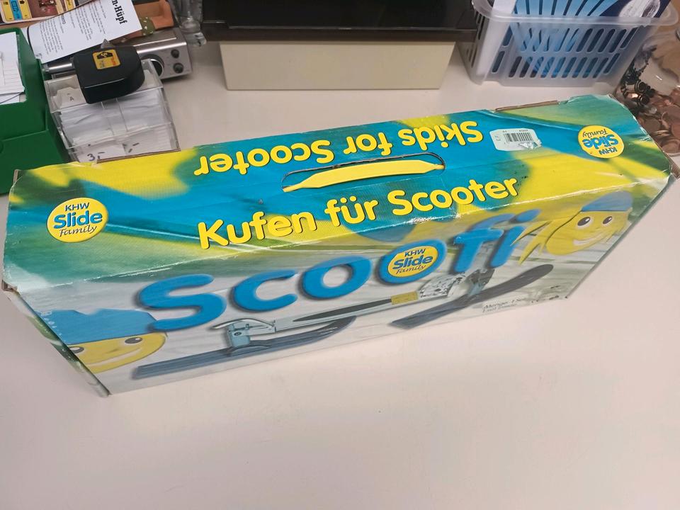 Scoofi Kufen für Scooter, 1 Paar in grau, sauber und heile + OVP in Lübbecke 