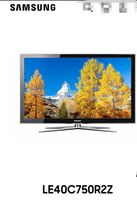 Samsung LE40C750 LCD-TV 3D, 40zoll - 3D-brillen Fernbed. Papiere Brandenburg - Schwedt (Oder) Vorschau