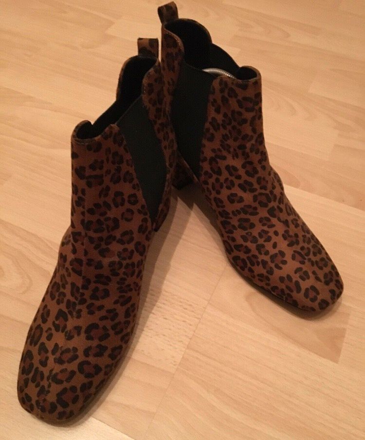 Animal Print Stiefeletten, 41, neu, Catwalk in Düsseldorf