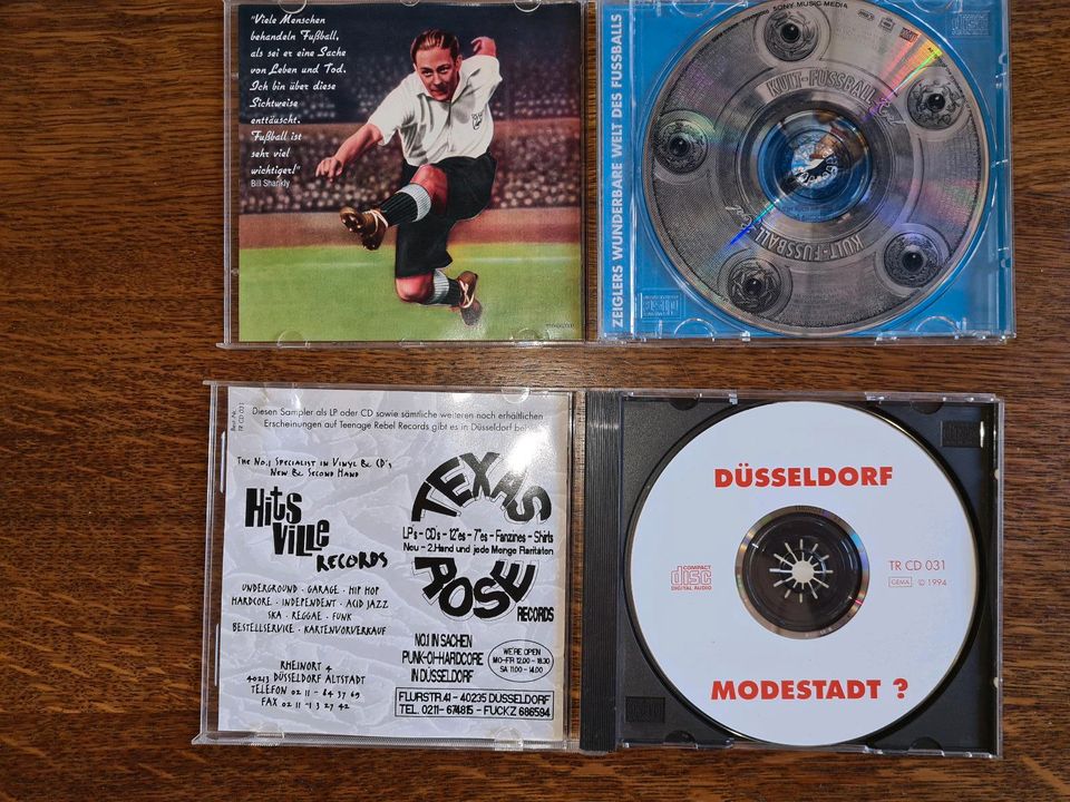 2x CD Zeiglers wunderbare Welt des Fußball,  modestadt Düsseldorf in Erkelenz