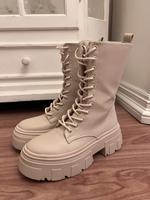 Primark Damen boots Stiefel Gr 37 beige Creme Dortmund - Huckarde Vorschau
