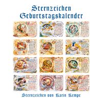 Geburtstags Kunst Kalender Sternzeichen von Karin Kempe Aquarelle Dresden - Pieschen Vorschau