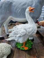 gans 51 cm garten bauernhof hahn deko figur  NO93 neu Nordrhein-Westfalen - Enger Vorschau