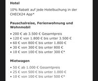 Check24 Reisegutschein 250 Euro Saarbrücken-West - Burbach Vorschau