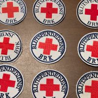 6x Patch Blutspendedienst BRK - Bayerisches Rotes Kreuz Bayern - Fürth Vorschau