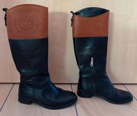 original BALLY Leder-Stiefel im Reiterlook flach Gr. 37 Bayern - Großheubach Vorschau