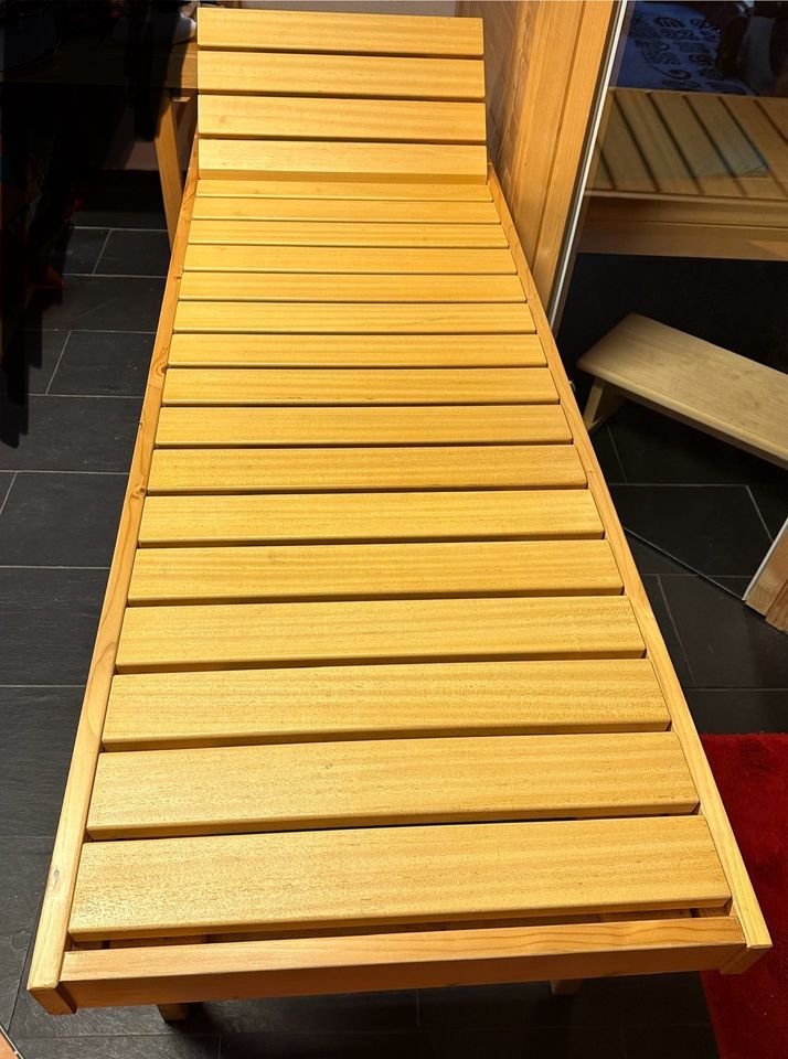 2x Sauna Ruhe liegen Abachi Holz/Fichte NP300€ in Nordheim