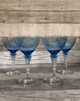 4er Set Eisschalen Eisbecher Cocktailbecher Glas 19 cm Blau Sachsen - Regis-Breitingen Vorschau