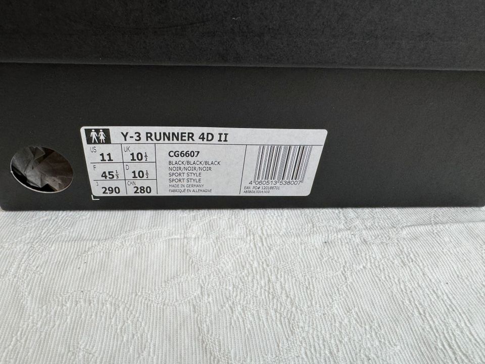 Adidas Y-3 Runner II 2 4D CG6607 Gr. 45 1/3 in München