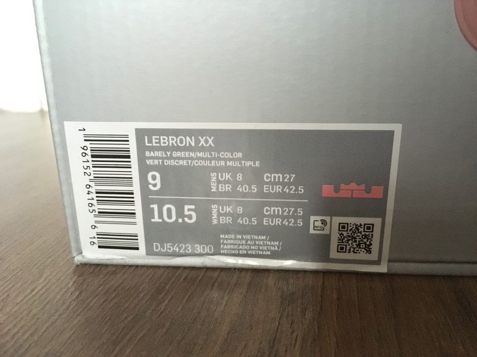 Nike Lebron „20“ XX Neu in OVP in Frankenblick