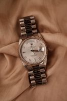 Rolex Day-Date 36 WG Silver Diamond Dial Mint Condition 18239 No Baden-Württemberg - Aalen Vorschau