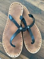 Ugg Flip Flop schwarz Leder 41 Baden-Württemberg - Mengen Vorschau