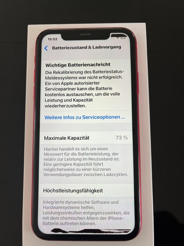 iPhone 11 (64GB) Red Product in Waghäusel