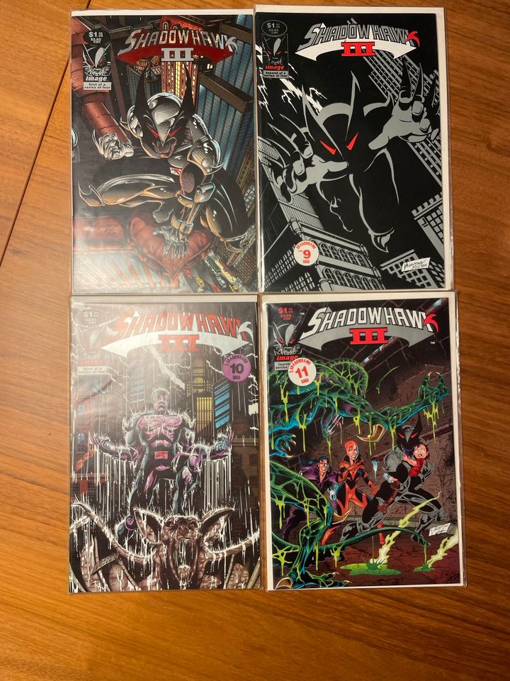 US-Comic Shadowhawk III Miniserie 4 Hefte Image in Berlin