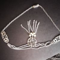 Trachtenkette, Silber, mit Perlen, 66cm lang, getragen Niedersachsen - Norderney Vorschau