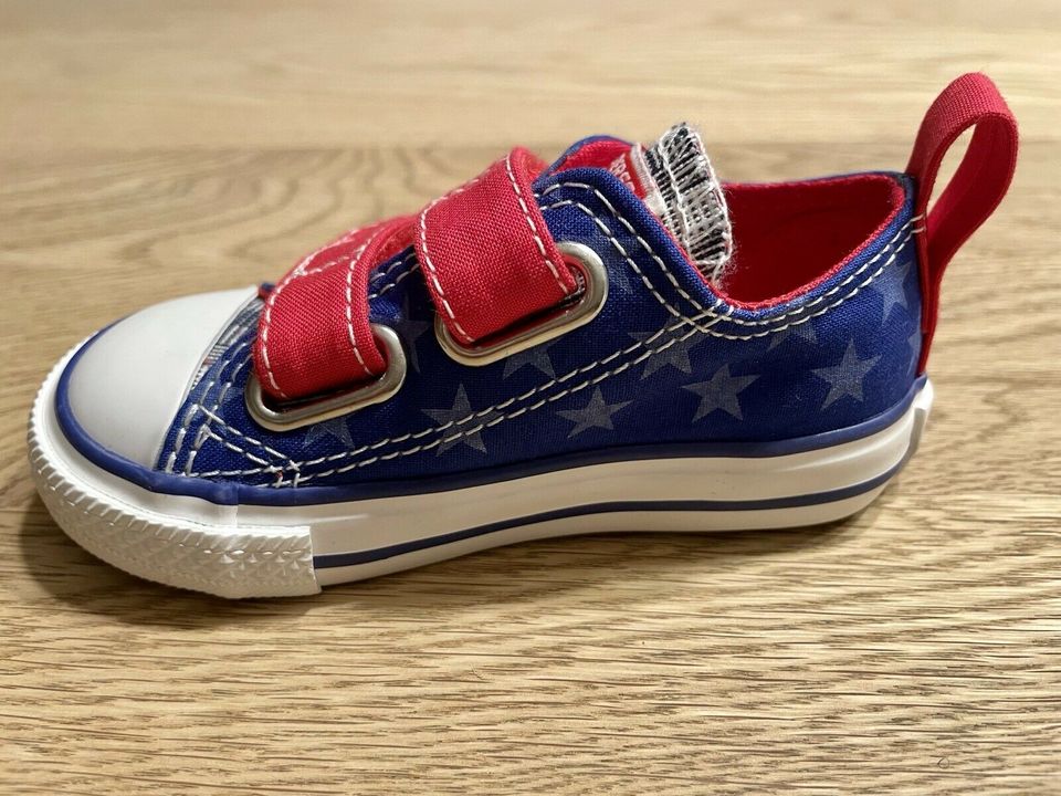 ⭐️ Kinderschuhe 21 | CONVERSE Chucks/Sneaker | blau-rot | NEU ⭐️ in Grevenbroich