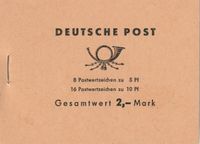 Briefmarken Markenhefte IV. DDR ab 1 € Sachsen-Anhalt - Seegebiet Mansfelder Land Vorschau