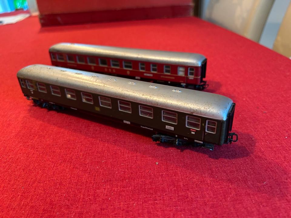 Märklin HO Speisewagen 4024 und Schnellzugwagen 43920 in Rockenberg