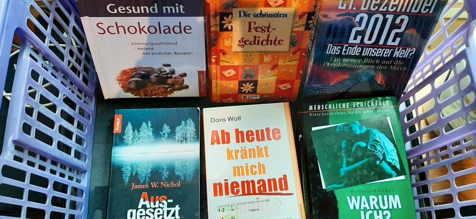 Bücher zu verschenken, teils neuwertig in Sundern (Sauerland)