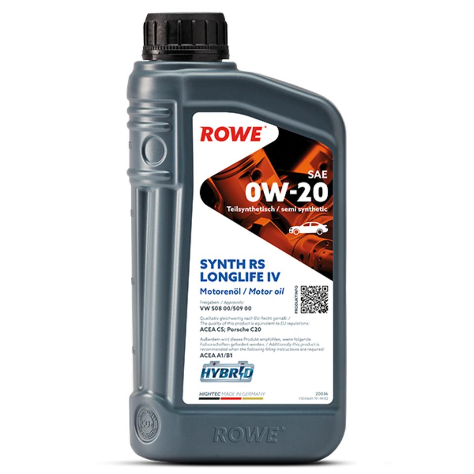 5 L ROWE Motoröl SYNT RS 0W-20 VW/Porsche Freigabe Longlife 4 in Mainz