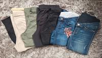 7 x Umstandsmode Hosen Schwangerschaft Gr. 36/38 Jeans Sachsen - Wittichenau Vorschau