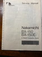 Service Manual Nakamichi BX-150 Nordrhein-Westfalen - Frechen Vorschau