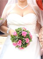 Brautkleid Hochzeitskleid Amélie wie neu gereinigt Gr 42-44 Bayern - Aresing Vorschau