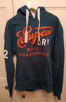 Superdry Hoodie L petrolblau neuwertig Hessen - Marburg Vorschau