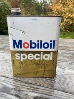 Mobiloil Spezial Öldose 60er Vespa Harley Kanister Pegasus Nordrhein-Westfalen - Korschenbroich Vorschau