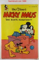 Micky Maus Heft 1986/14 + Nachdruck Heft 2 Baden-Württemberg - Brühl Vorschau