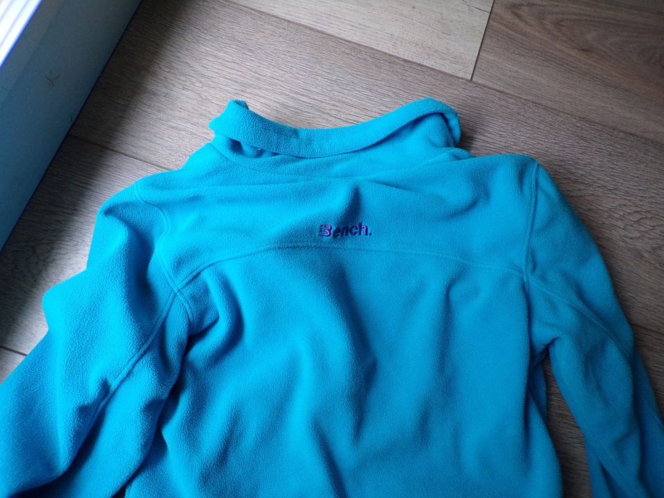 BENCH Mädchen FLEECE Jacke TÜRKIS Gr. XS 34 in Emmerich am Rhein